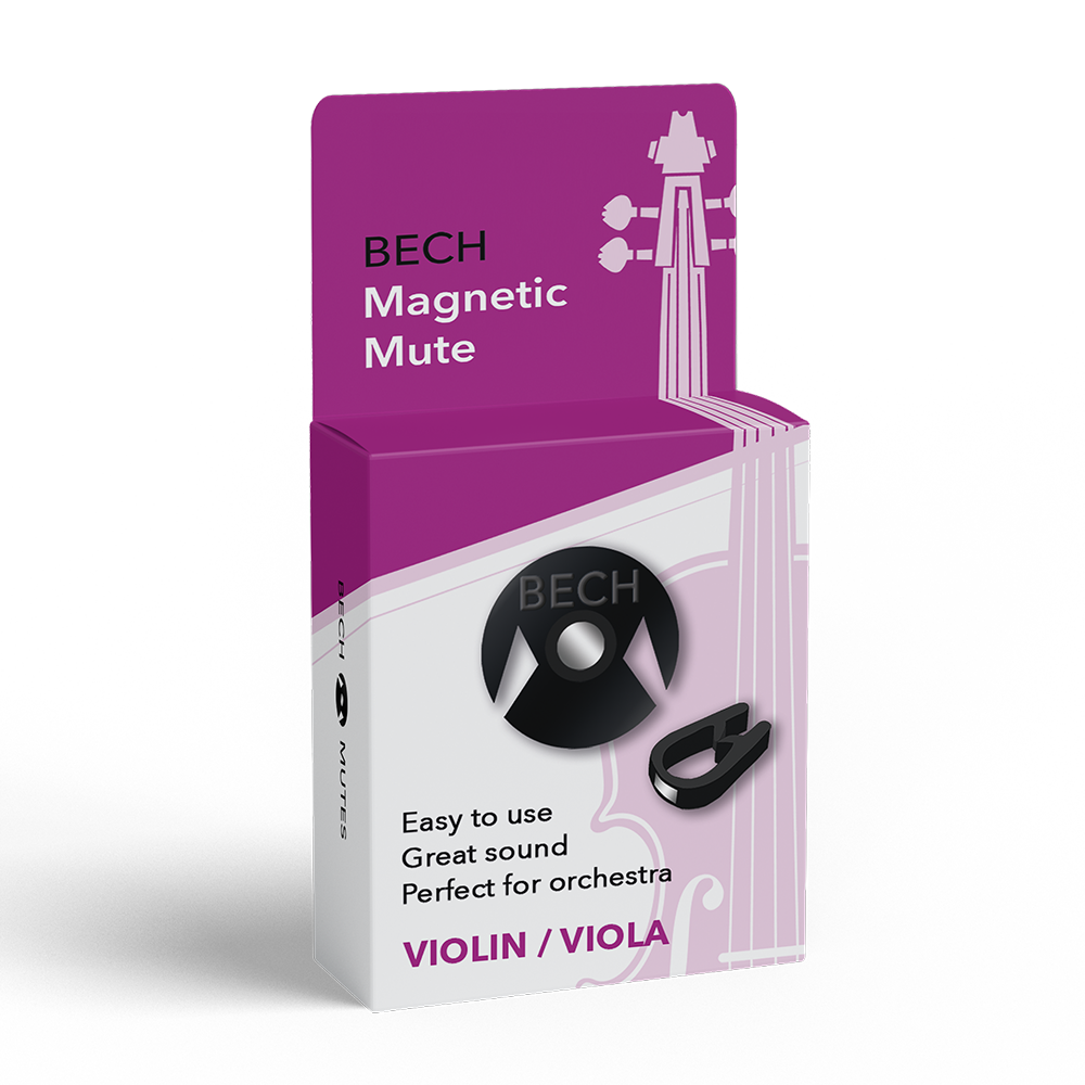 Bech Magnetic Mutes for Violin, Viola, and Cello